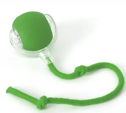 Interactive Self-Playing Rolling Cat Ball with Teaser Rope